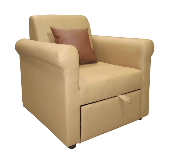 Home Furniture Modern Single Leather Sofa Chair  Bed reclining Sleeper Sofa