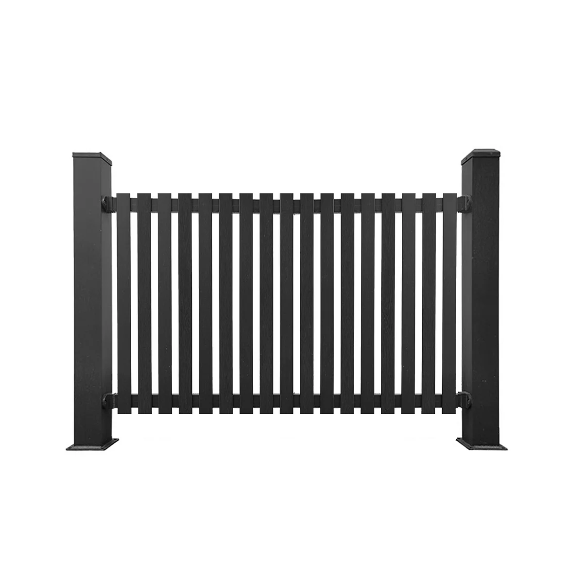 X-KPR High Quality Metal Aluminium Railing Deck Welded Metal Aluminum Railing Outdoor Yard
