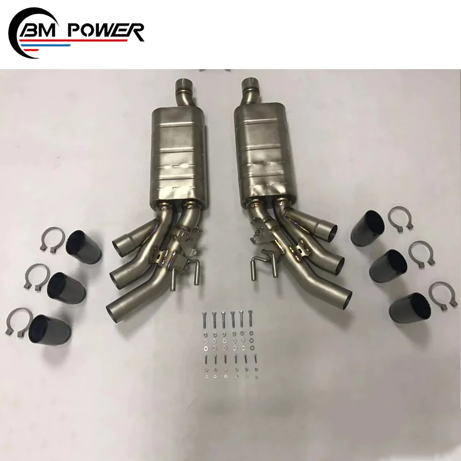 Stainless steel 2019 year G class w463a w464 g63 g500 IPE car exhaust tips muffler pipes system performance luxury body kit part