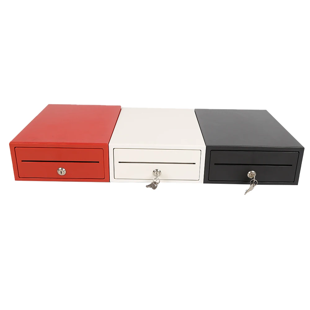 HER-208 white cash register cash box 12v RJ11 electromagnet supermarket electronic cash drawer