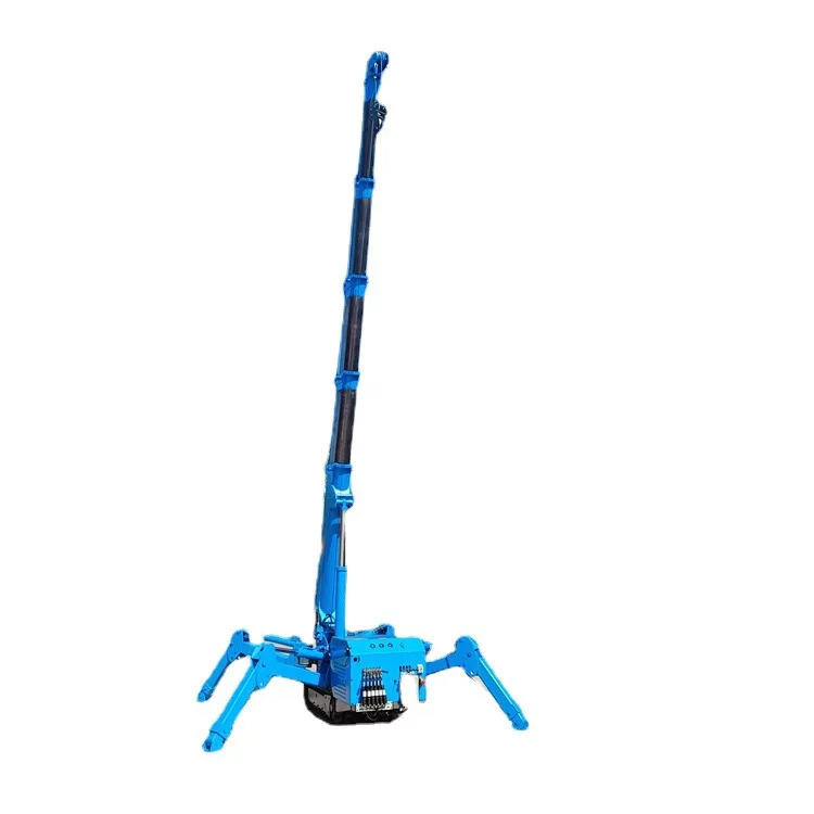 5 ton Hydraulic Spider Floor Crane With Fly Jib Mini Crane Price for Sale