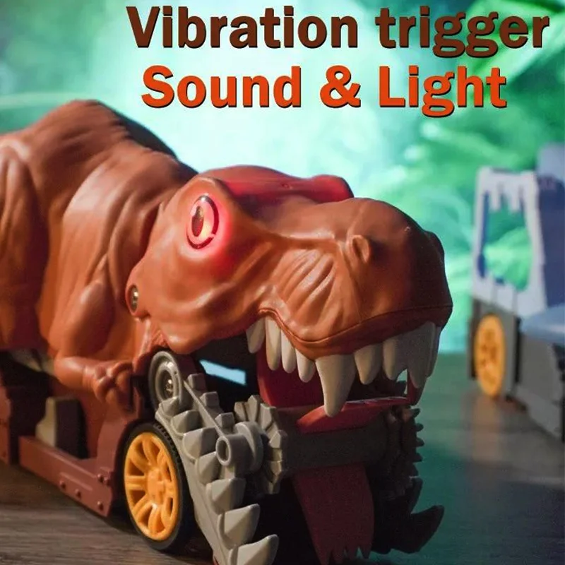 Senco dinosaur toy dinosaur slingshot alloy devouring car devour car dinosaur devour alloy car truck