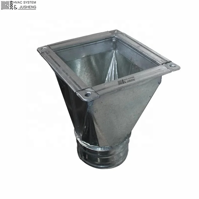 Spiral Duct Air  Spiral Pipe Fittings Pressed Collar Saddle