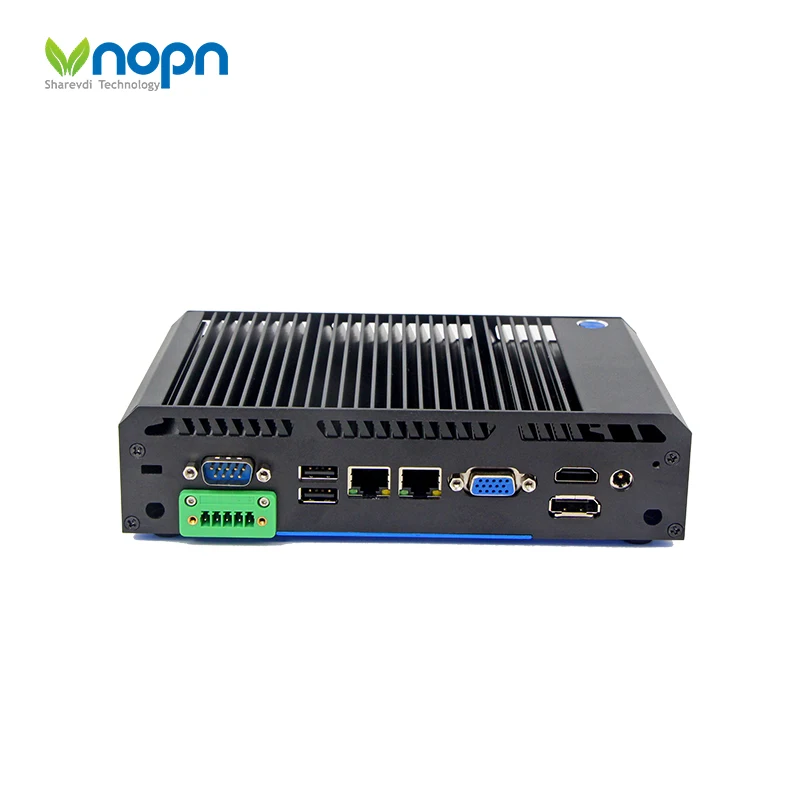 Customized Embedded RS232 X86 IPC 12V server computer i3 i5 linux fanless pc small factor