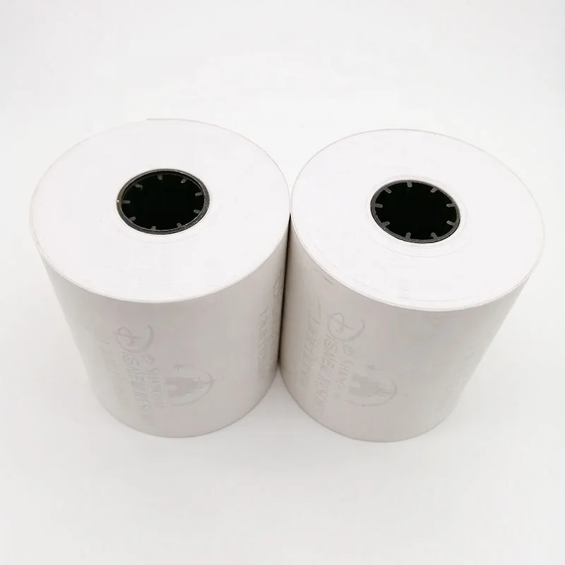 Factory Direct jumbo printed atm thermal paper rolls for bank receipt slitting machine