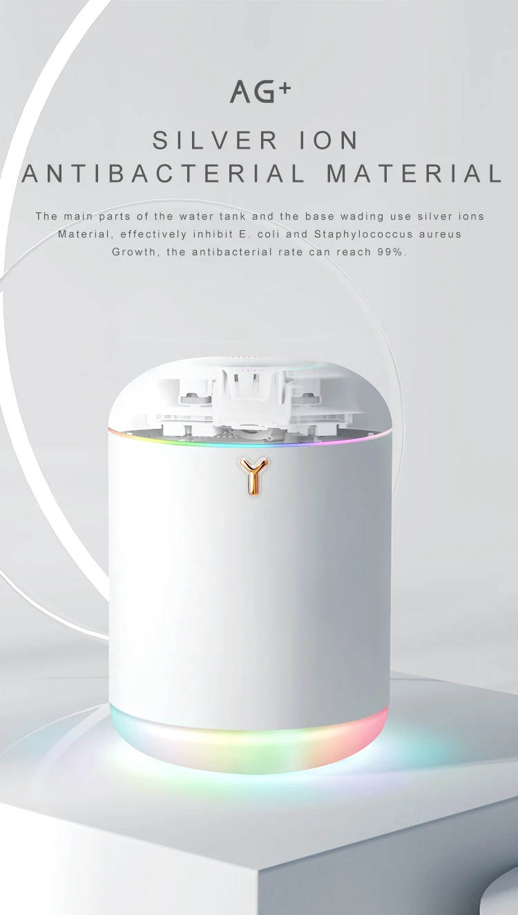 new hot smart portable usb charging colorful night lamp women household  student mist air purifier humidifiers