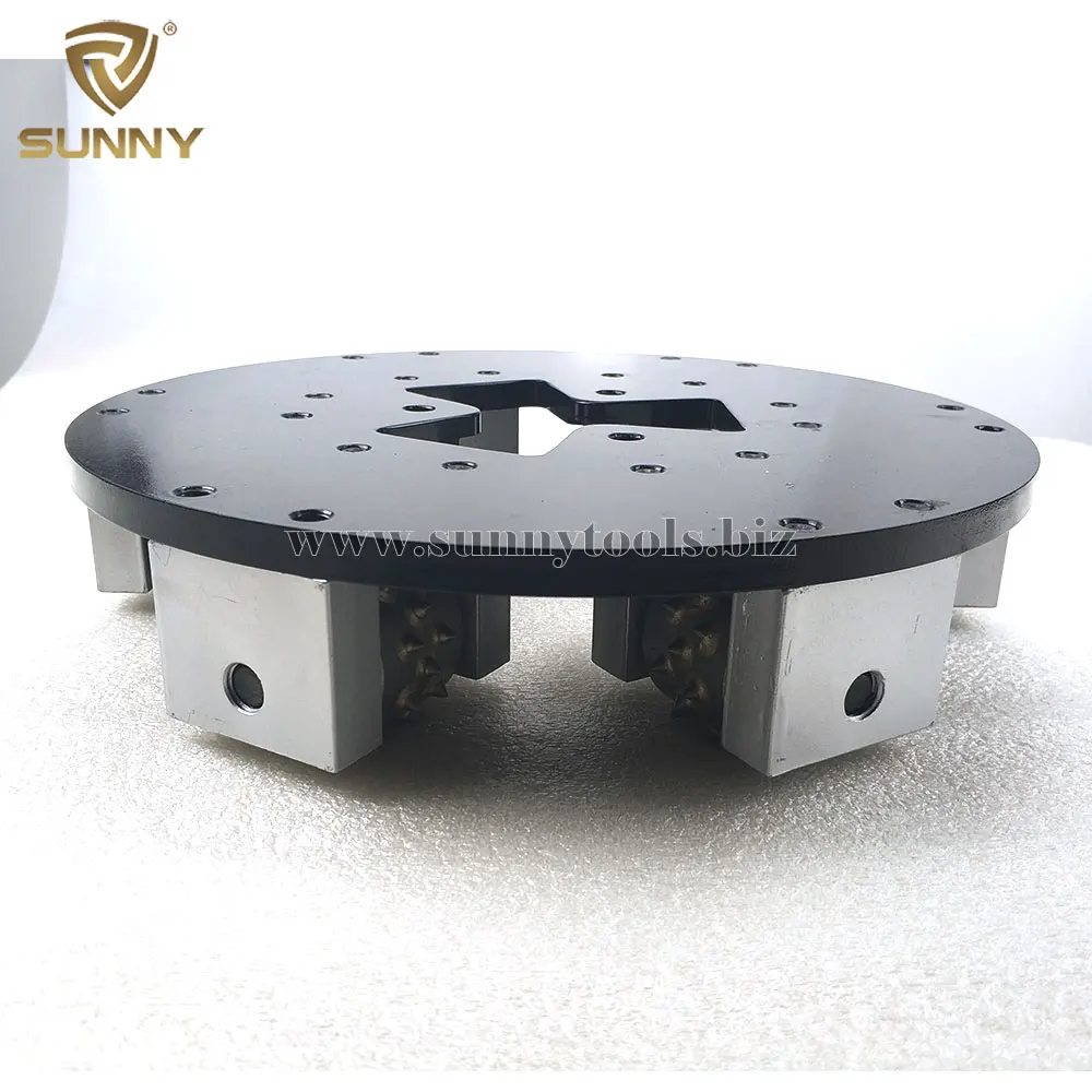 Diamond Bush Hammer Plate For Easy Change Floor Grinding Machine
