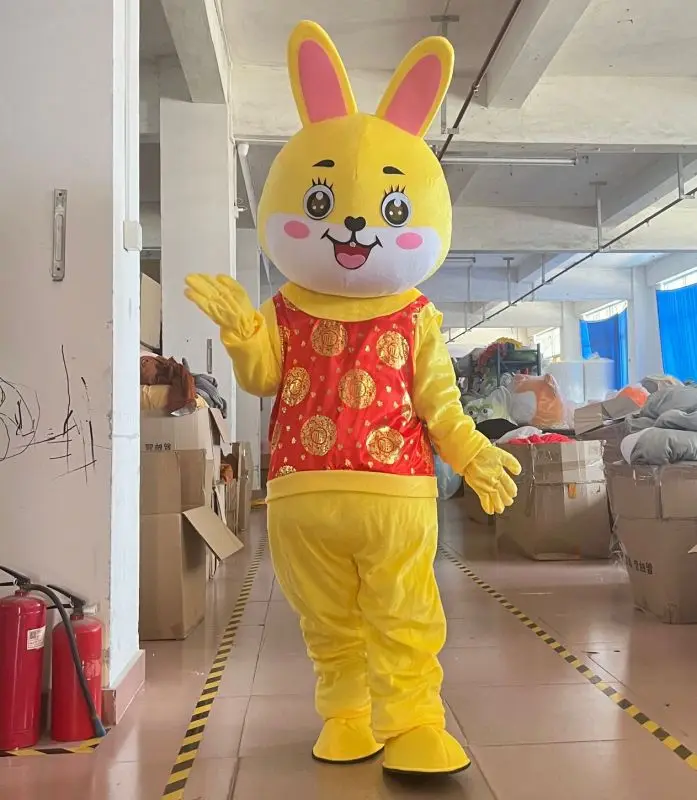 Cartoon Cosplay Easter Party Bunny Animal Mascots Customized Adult Rabbit Bunny Mascot Costumes