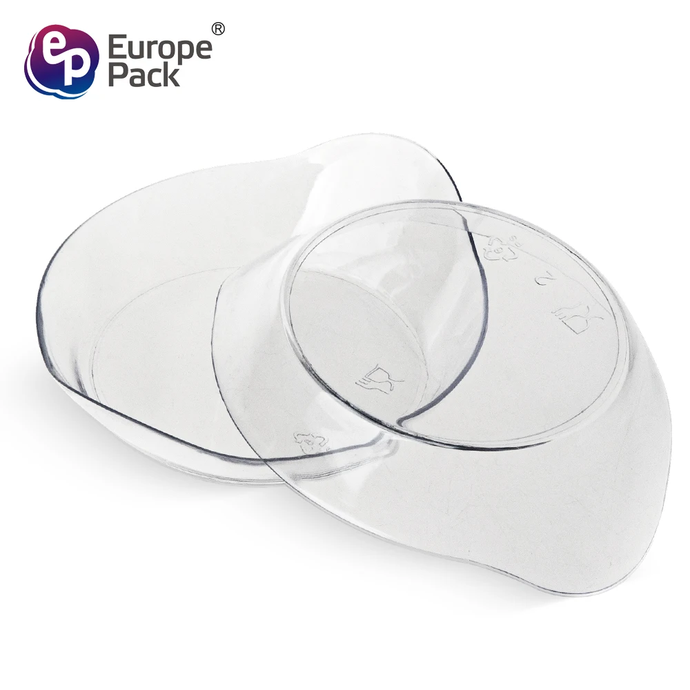 Boat Shape Dishes the clear design allows for easy visibility of the food inside while also giving an elegant look
