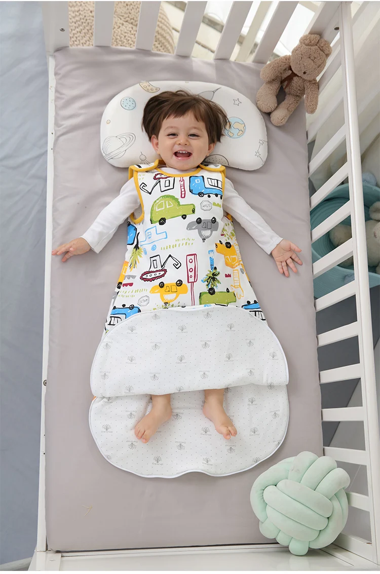 Knit Envelope Winter Newborn Organic Cotton Kids Pajama Stroller Baby Sleeping Bags