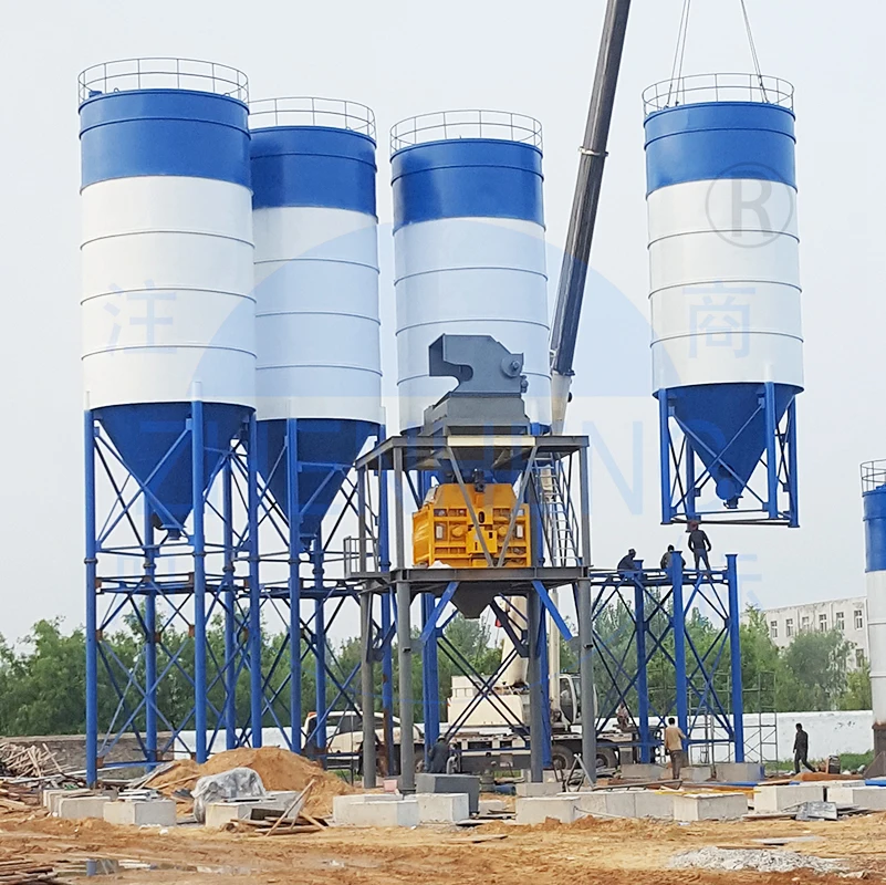China Bulk Loading Bolted Type Steel Clinker Silos Assemble Bolt Together 100 Ton Integrated Cement Storage Silo Combined
