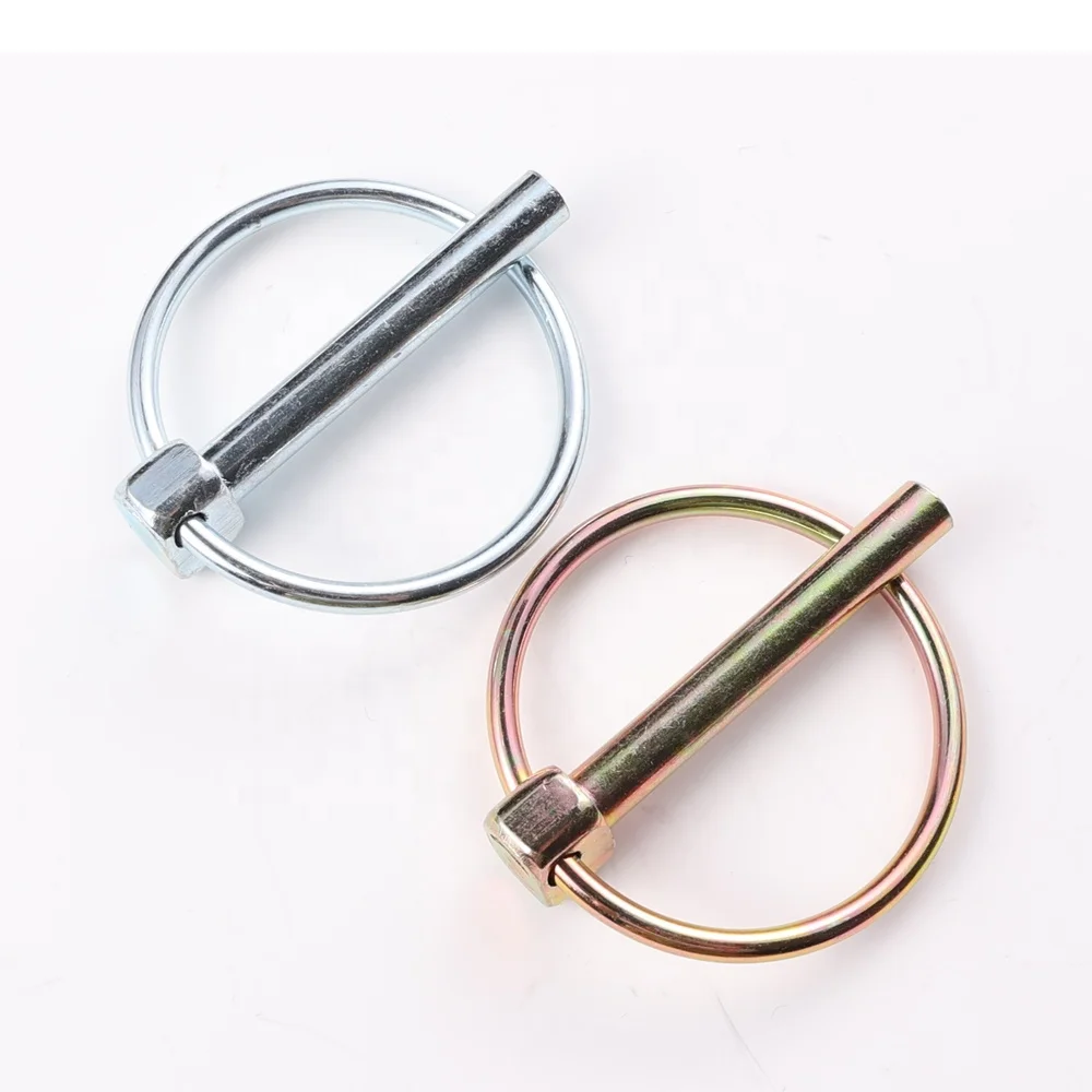 Custom 6mm 8mm Zinc Plated A2 A4 Stainless Steel Safety Lynch Pins Linch Pins