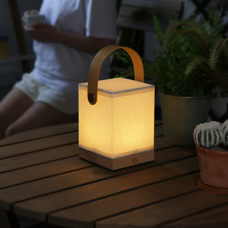 OEM ODM manufacturer modern functional 2000mAh rechargeable portable LED Touch Table night Light lamp for home or outside