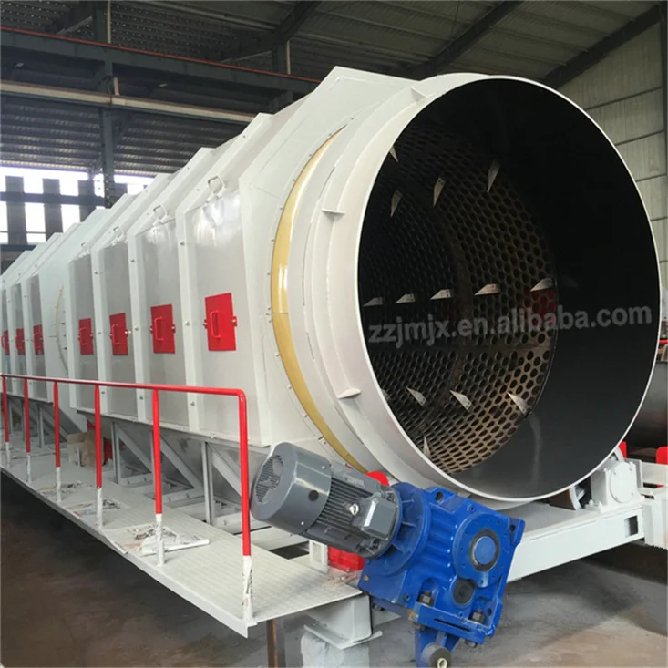 garbage processing machine trommel screen for municipal solid waste household waste treatment machine