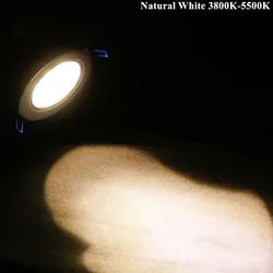 100 pcs 12W 9W 7W 5W 4W 3W AC85-265V Dimmable High Power LED Downlight Light Bulb Ceiling Light Bulb Ceiling lamp lighting