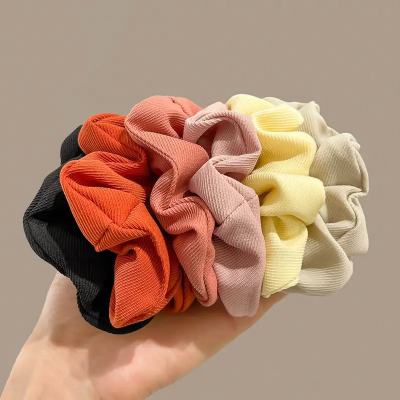 Mylulu High elastic hair scrunchies women custom elastic hair tie hair accessories for women
