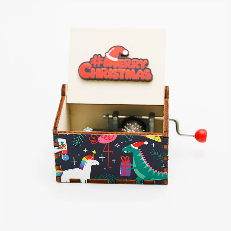 Personalization Music Box Custom MDF Music Box for Xmas Gifts