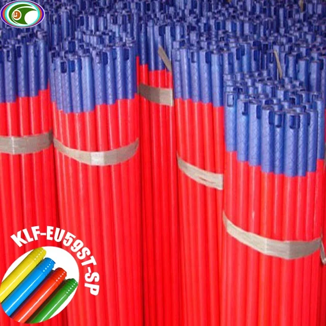 70cm,90cm,110cm,120cm,125cm,130cm,150cm multiple color pvc coated wooden broom mop brush stick handle with Italian thread