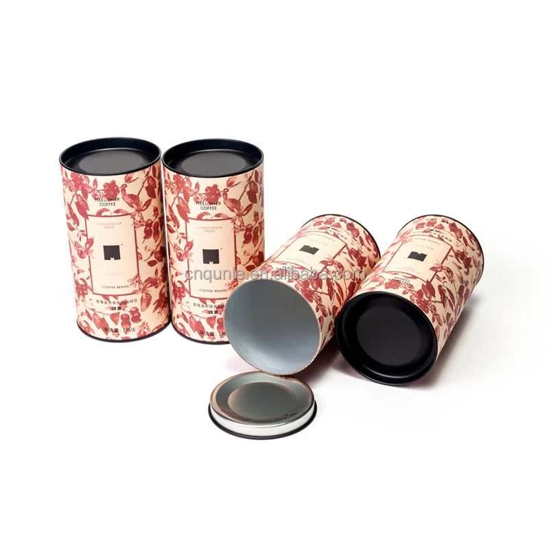 2023 eco friendly cylinder packaging food boxes paper boxes food kraft packaging cardboard