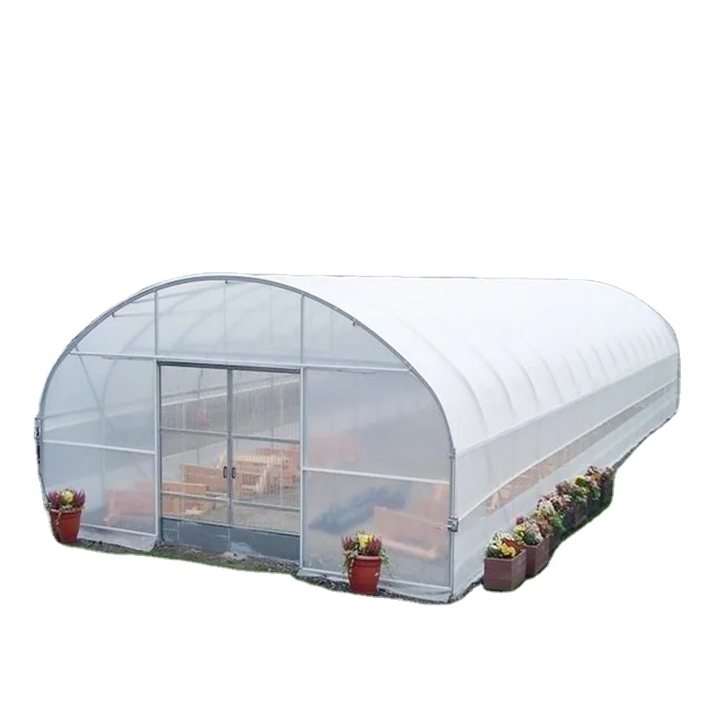 In Stock Fast delivery Commercial Hydroponic Plastic Film Green House Holland greenhouse tunnel plastic greenhouses for sale