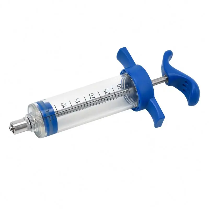 Обычный шприц 30 мл ветеринарные пластиковые шприцы для инжекторов