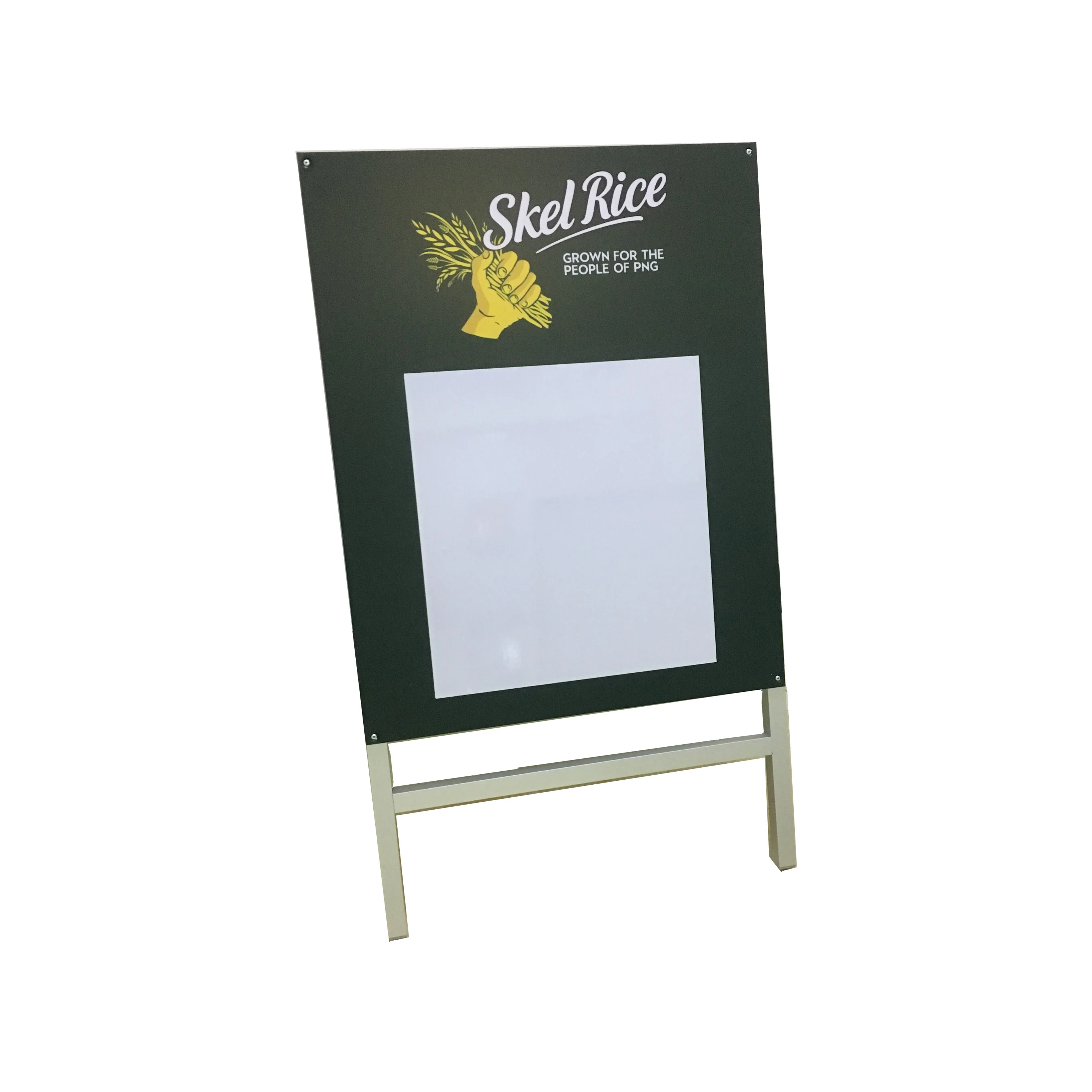 Double sided aluminum frame KT writing board flooring A frame advertising stand