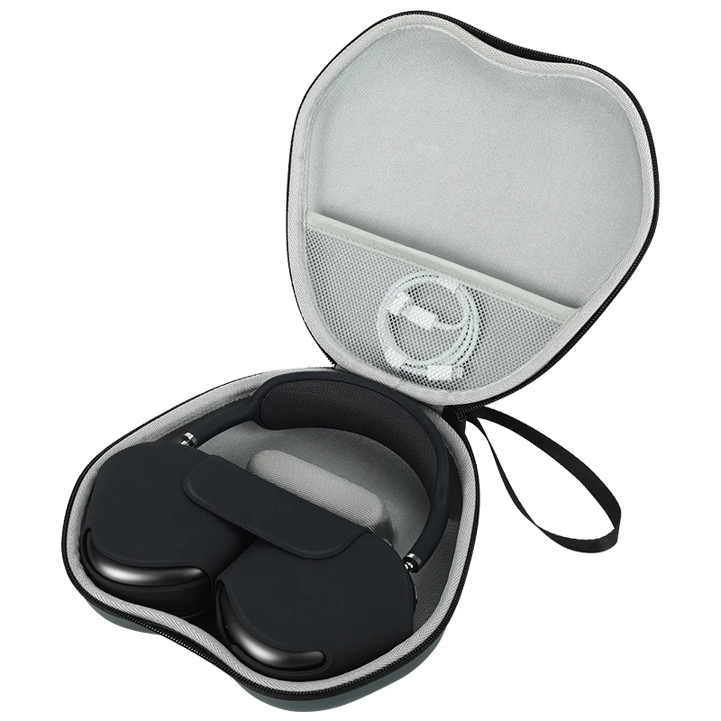 Carrying case for AirPods max headphone case PU leather storage bag