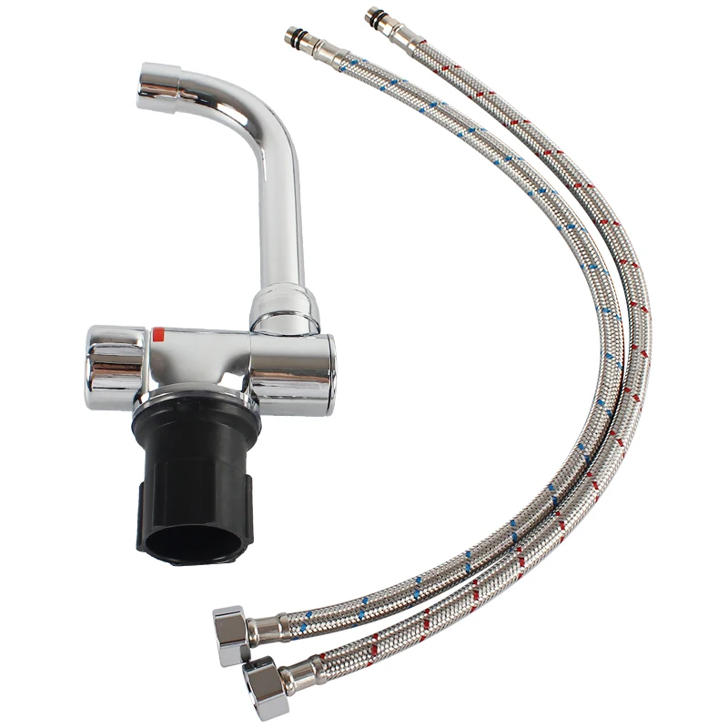 High Quality Hot Cold Water RV Caravan Motorhome rv Faucet Boat Rotatable Folding Kitchen Sink Faucet Tap