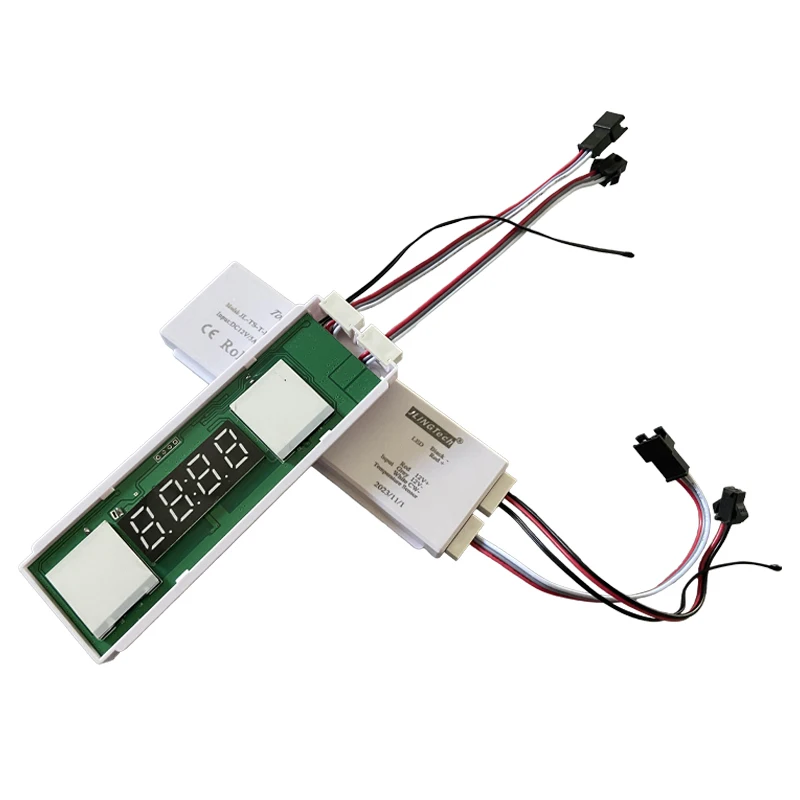 Smart Touch Mirror Light Switch With Time And Temperature Display Touch Sensor Switch For Mirrors