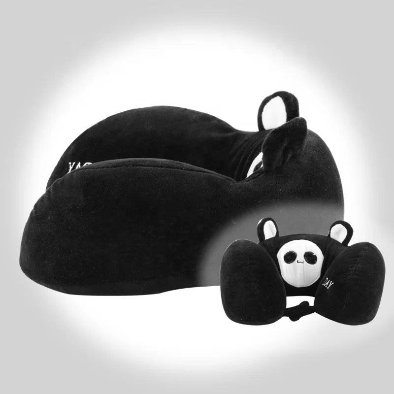 
Comfortable Cute Memory Foam Animal Shaped Travel Neck Massage Pillow For Baby Child 