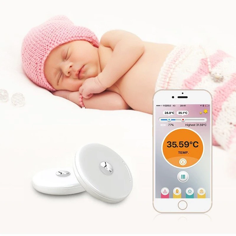 
Top quality multi remote health smart sensor sticker baby temperature thermometer 