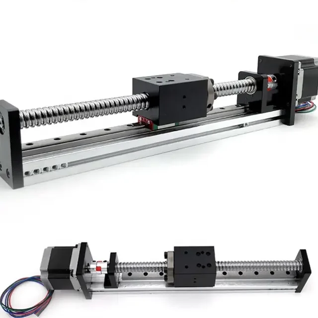 UMOT High Rigidity C7 40mm Ball Screw Driven Robot Arm Stroke 150mm Max Load 10-25kg Linear Motion Guide Rail With Nema 17 23