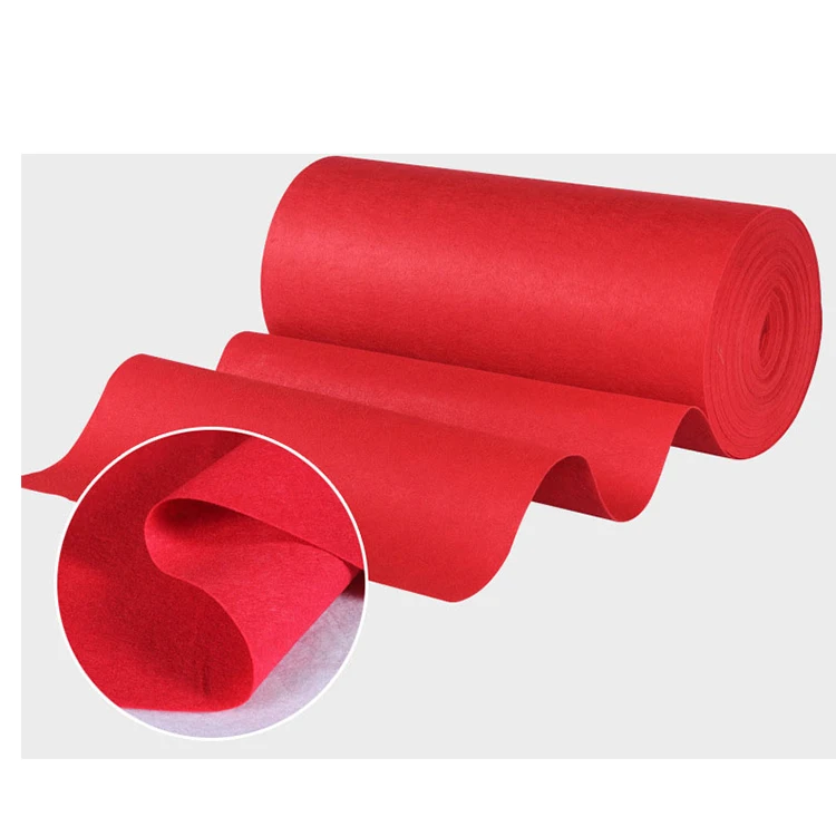 Однотонный нетканый ковер из полиэстера Пробойный для выставочных мероприятий