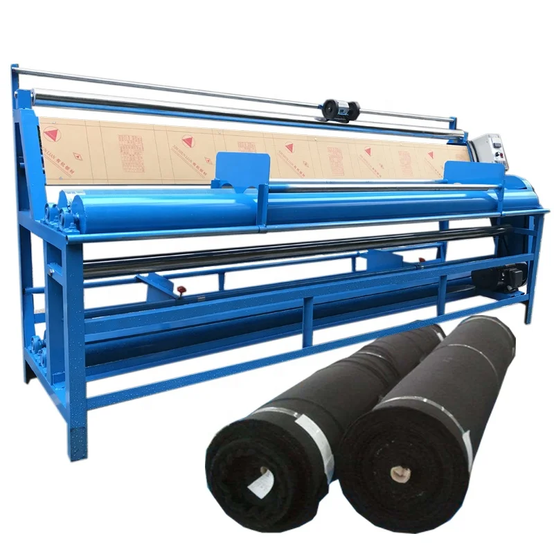 Cloth Length Measuring Machine Textile Fabric Rolling Machine