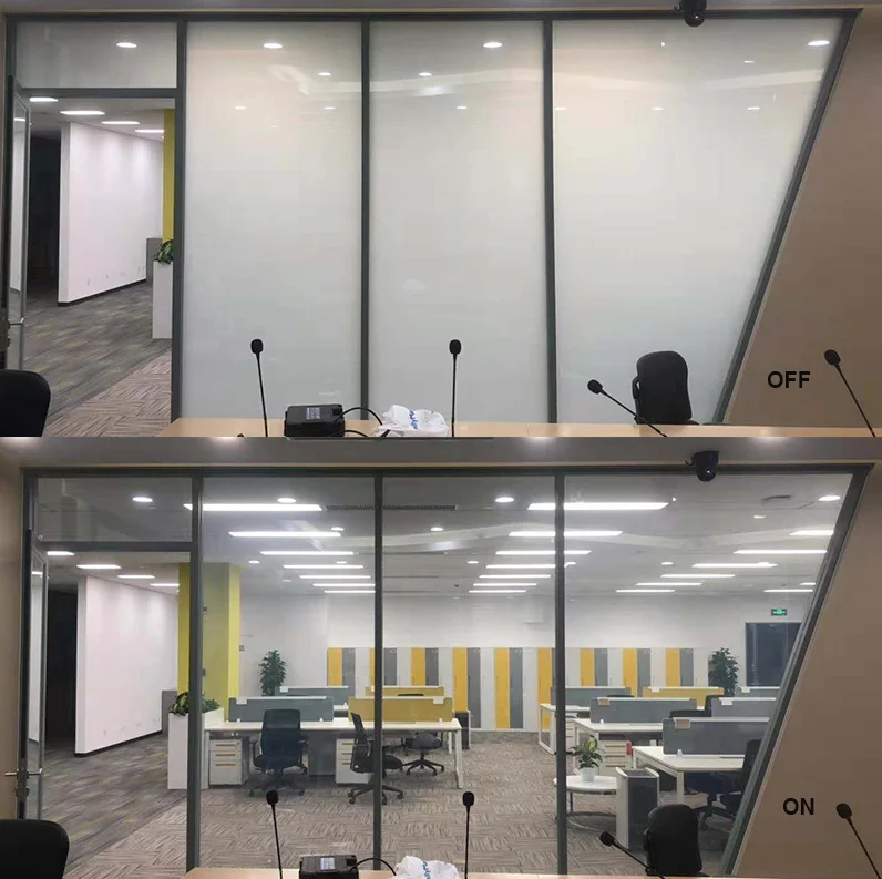 Gaoming PDLC Film Smart Electric Magic Smart Glass Dimming Customize picture Smart Film For Windows Smart Glass Windows Privacy