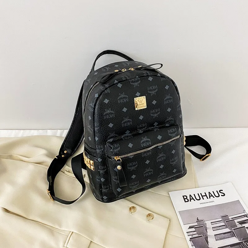 Fashion Backpack For Girls Women Fashion Pu Leather School Backpack Luxury Designer Back Pack Style School Bag