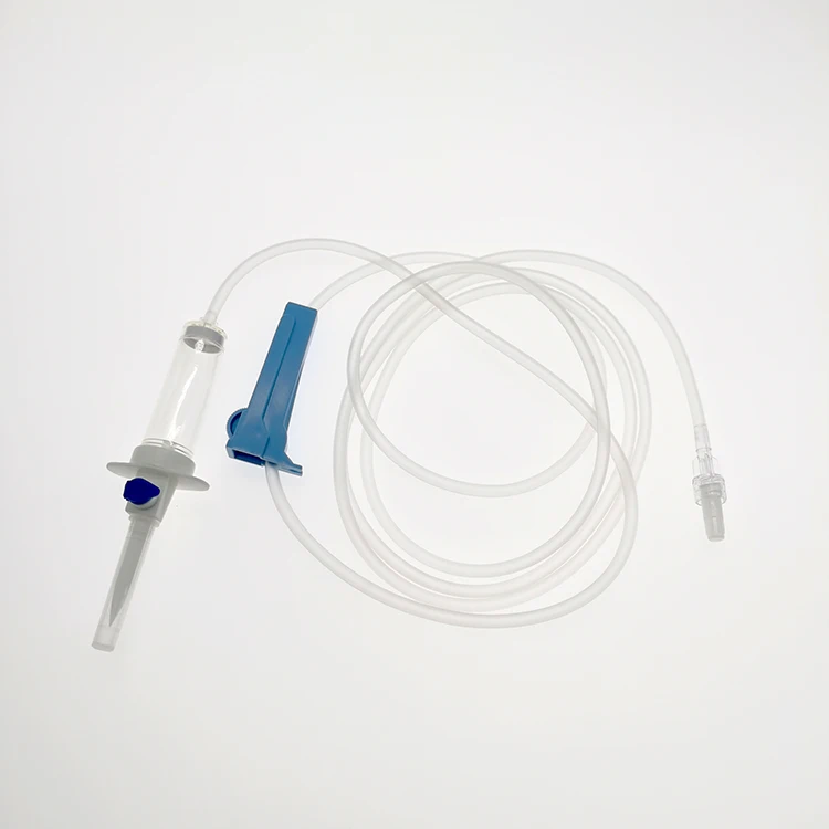 disposable IV infusion set medical equipment