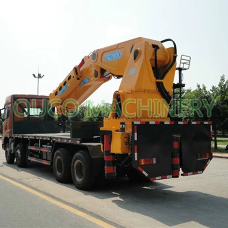 Telescopic Knuckle Boom Telescopic Cylinder Crane Used Truck Mounted Crane