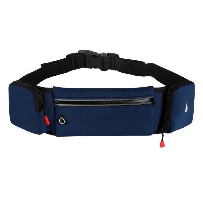 Outdoor Hiking Sports Fanny Packs Men Women Reflective Fitness Water Bottle Packs Multi Pocket Marathon Running Key Waist Bag
