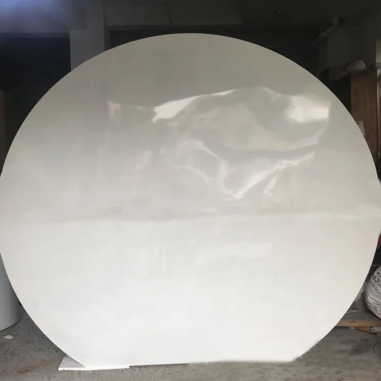 Wedding Backdrop Circle Round White Wedding Arch Metal for Wedding Favor Decoration Stage