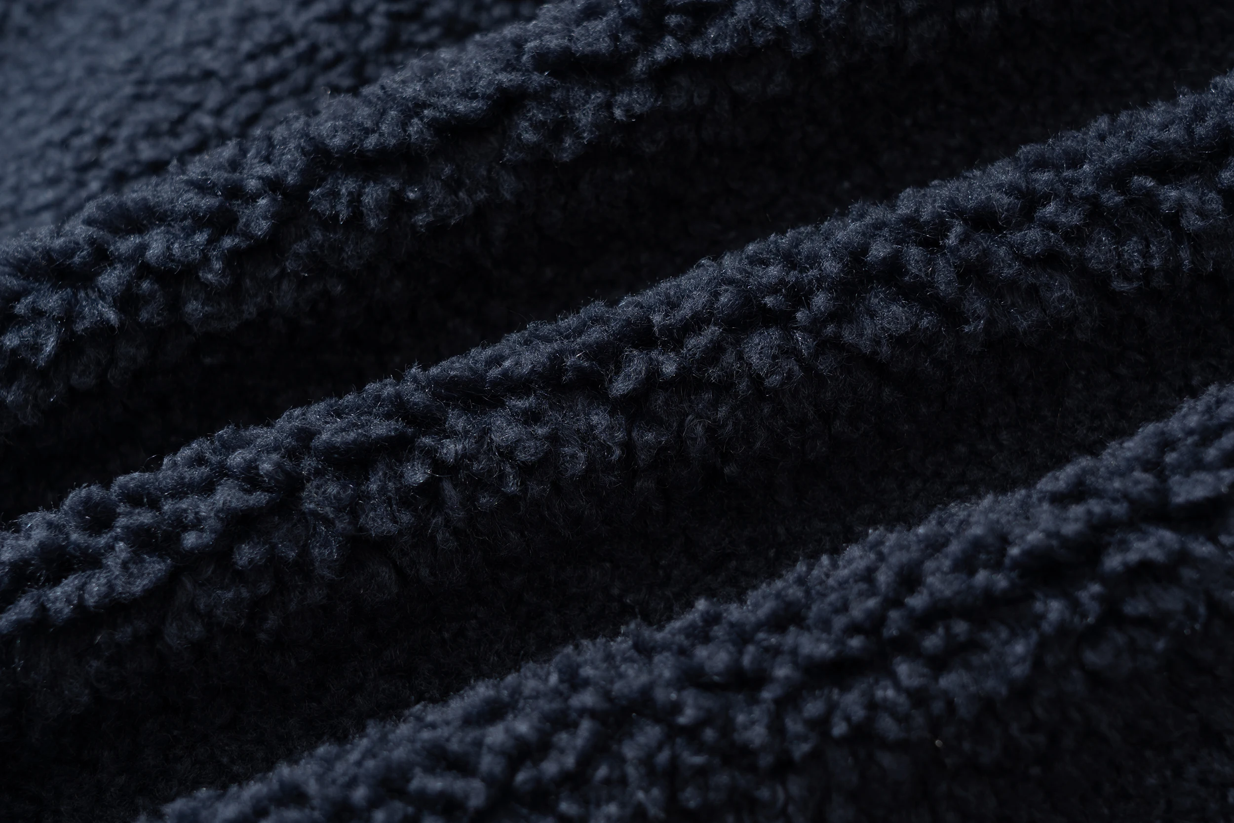 Kanye west men women upper body hats windproof polar fleece jackets thickened warmth winter loose sapphire blue coat