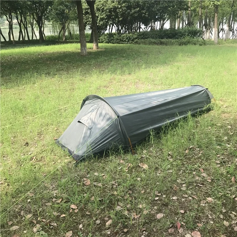 Outdoor Mountaincattle 1 Person Waterproof Carp Bivvy Folding Camping Swag Bivy Tent Factory and Accessories Accept Customized