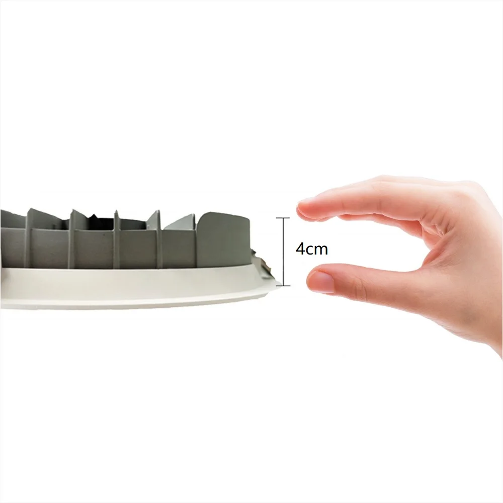 Multiple round shape milky 8w 12w 20w 30w 35w 40W cob ceiling light led cct change zigbee dimmable led downlight aluminum recess