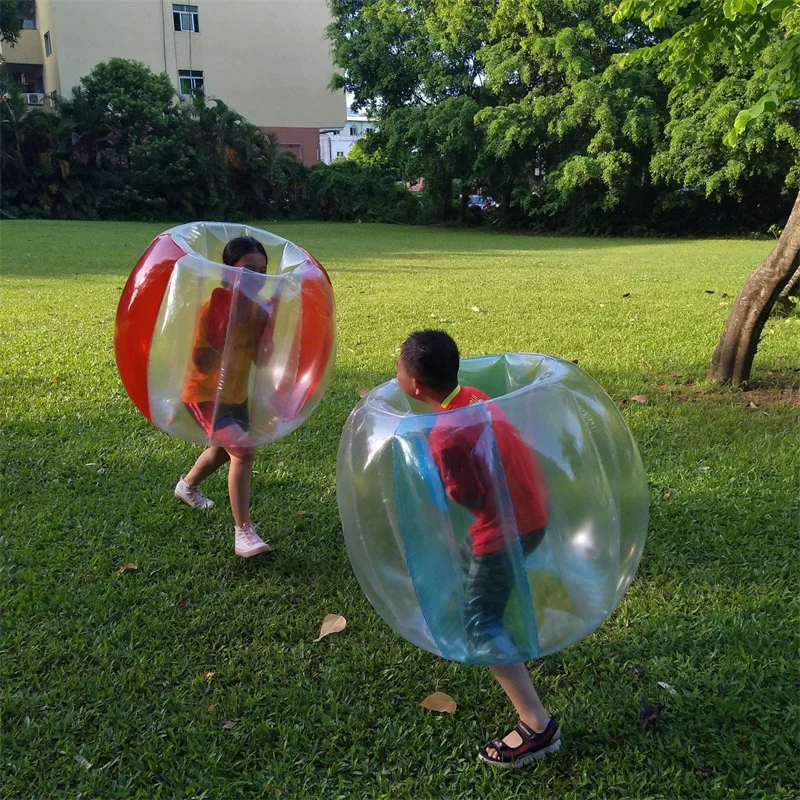 NewBlessing TPU 1.5m Human Size Customize Bubble Ball Body Zorb Bubble Football Inflatable Bumper Ball