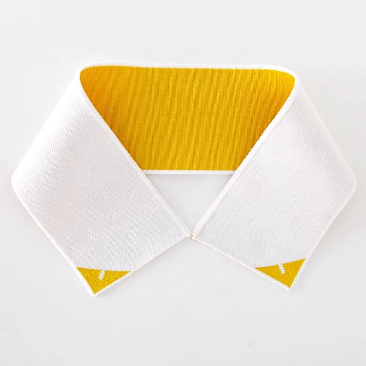 Дешевые и высококачественные тканые ребристые тканые аксессуары для одежды с логотипом под заказ ребристый воротник