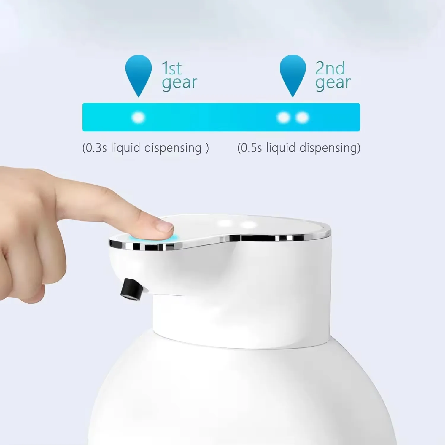 Smart Automatic Foam Soap Dispenser Battery-Powered Wall-Mounted Hand Washing Machine for Household and Hotel Use