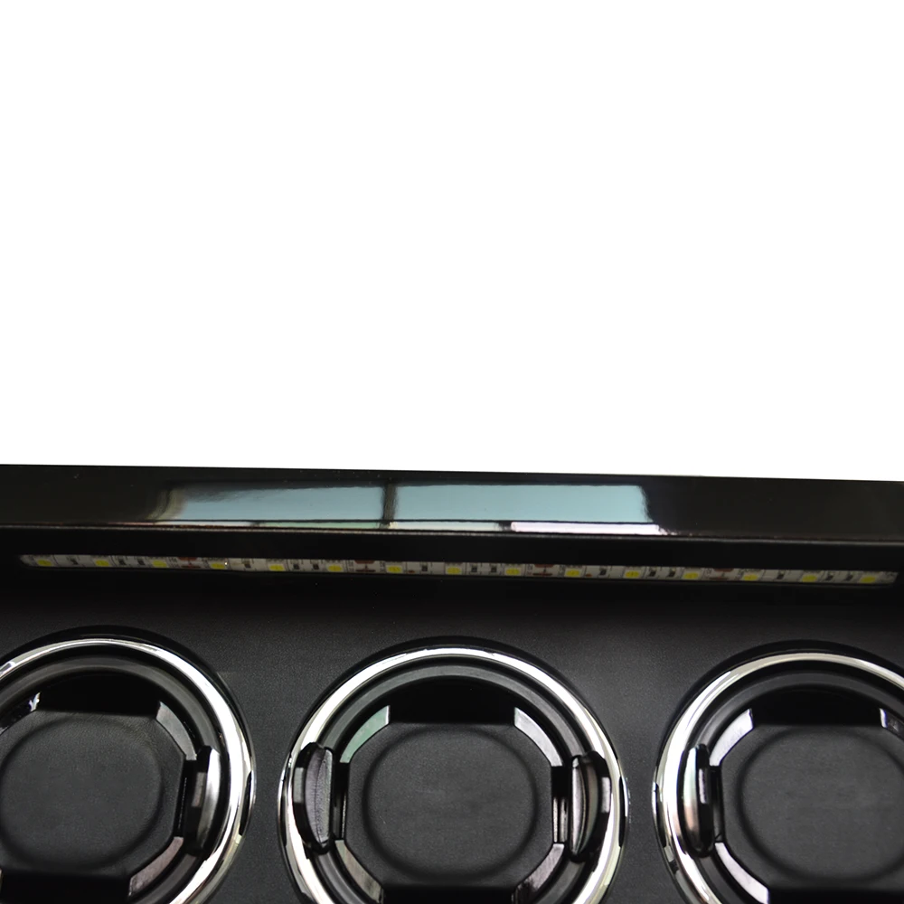 GC03-T21TB-L-A Mechanical Watch Case Holder Display High Class Motor Luxury Automatic Watch Winder with LED light