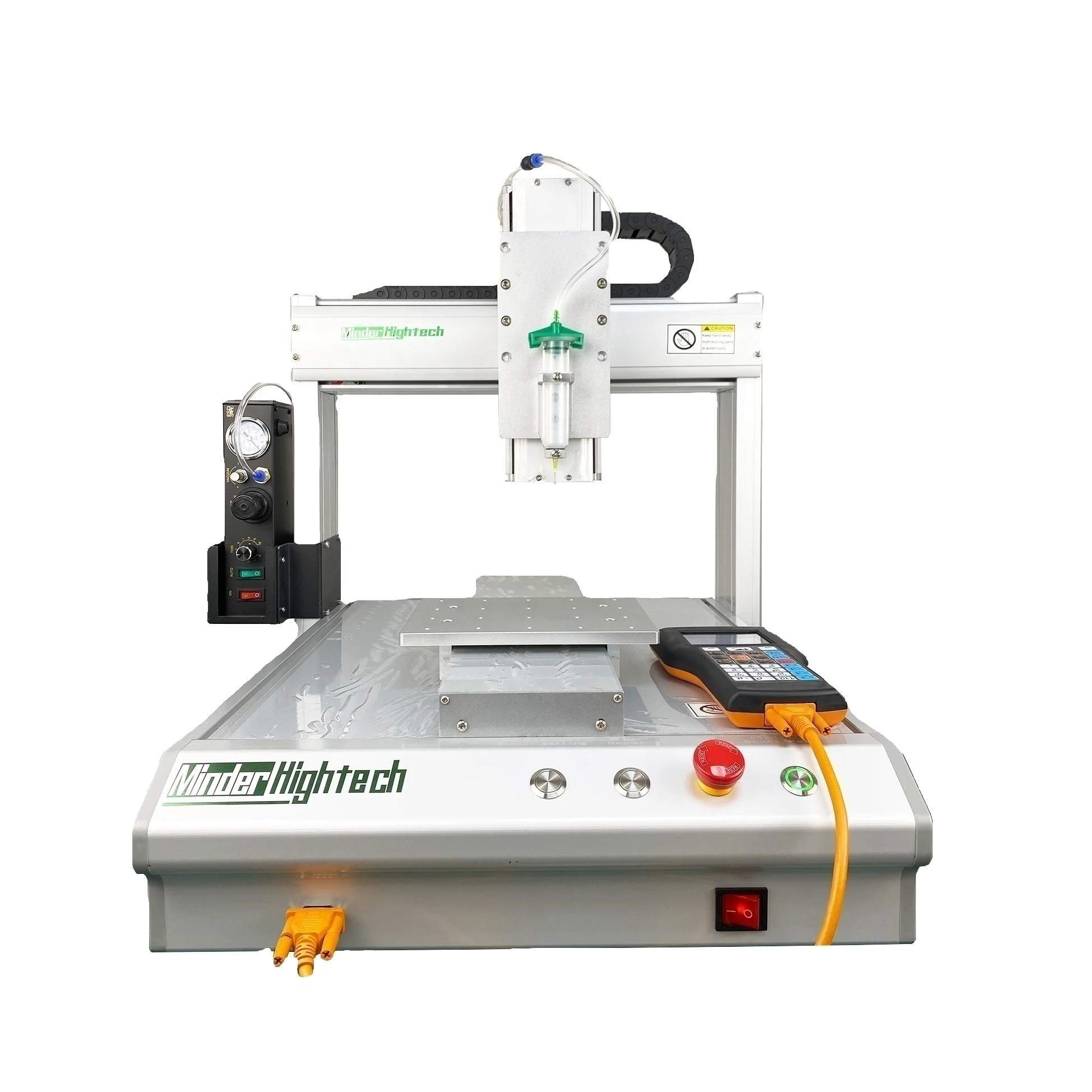 CE Certificated 4 Axis benchtop automatic UV&Epoxy resin glue dispensing robot with two platform for PCB and PCBA