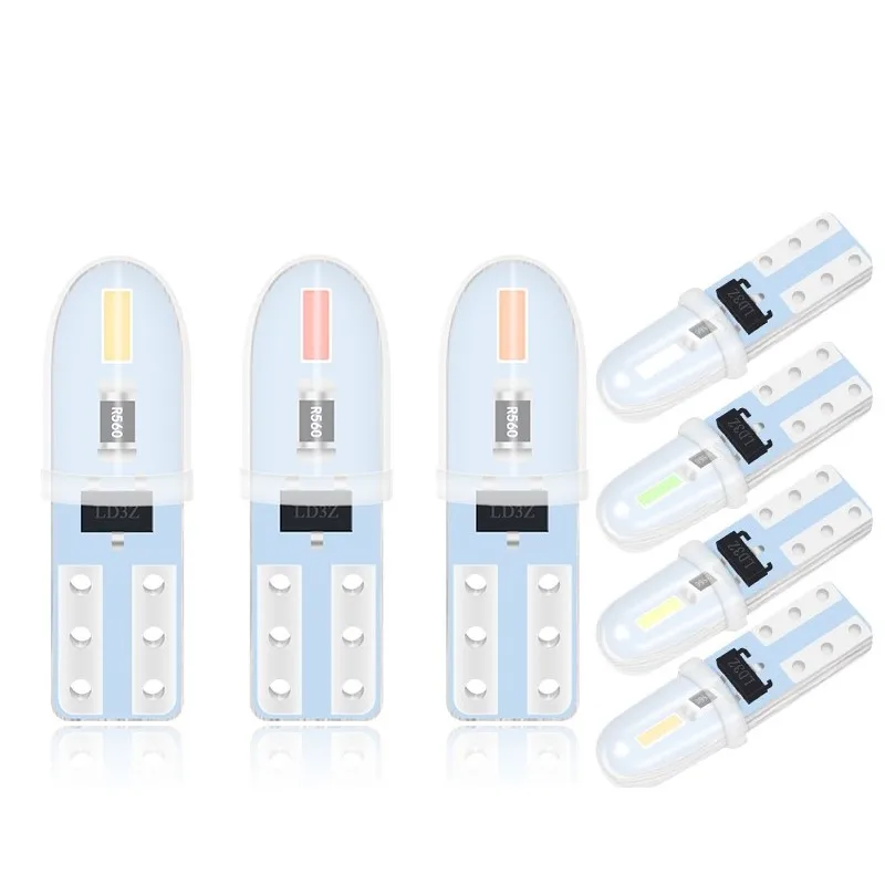 Factory price car lights t5led bulbs  Auto Car Lights  t5 2smd 3014  led  reading lights  blue ice blue color LED interior bulbs