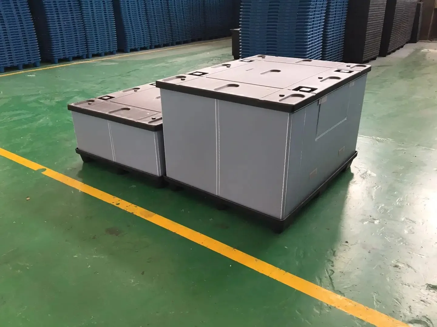 New Recyclable Collapsible Storage Foldable Plastic Palletheavy Duty Pallet Box For Warehouse